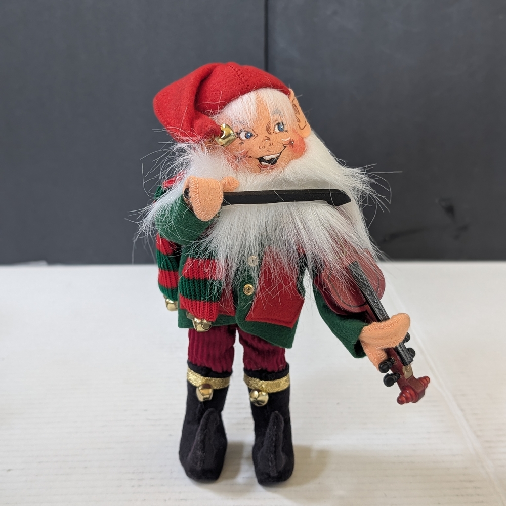 Annalee 9" Fiddle Player Elf with Instrument